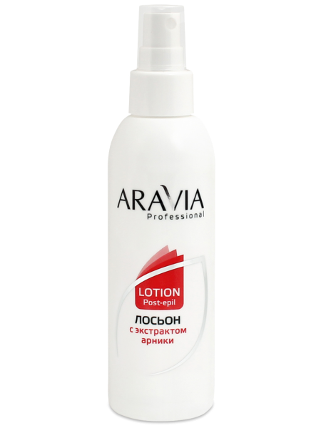 Лосьон для замедления роста волос с арникой Aravia