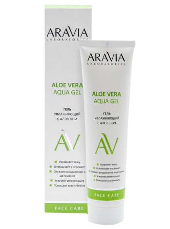 Увлажняющий гель с алоэ-вера «Aloe Vera Aqua Gel» Aravia Laboratories