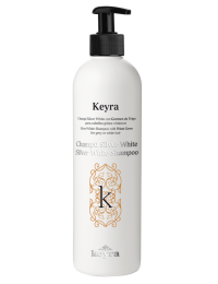Шампунь для светлых, обесцвеченных и седых волос «Silver White» Keyra