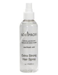 Спрей для волос сильной фиксации (жидкий лак) SofiProfi
