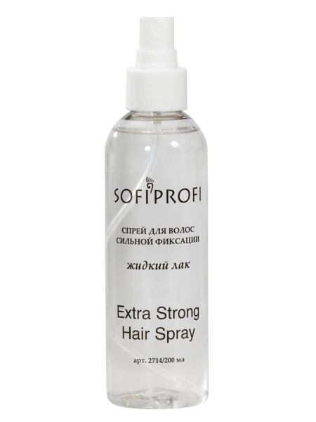 Спрей для волос сильной фиксации (жидкий лак) SofiProfi